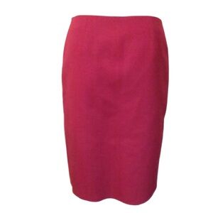 J. CREW Pink Wool Blend Pencil Skirt size 2P